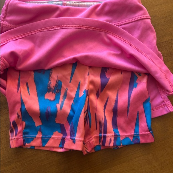Under Armour Heat Gear Toddler Girls Pink Skort - Picture 4 of 6